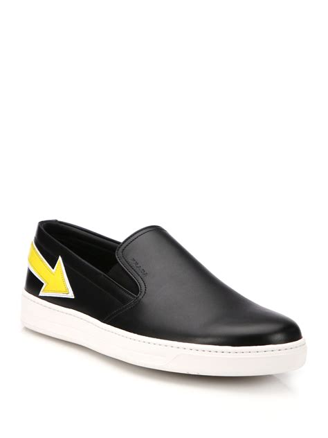 prada sneakers slip on|Prada slip on sneakers men.